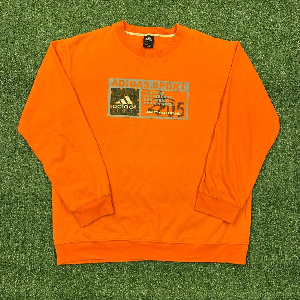 Vintage 2000's Adidas Sport Skateboard Graphic Crewneck Sweatshirt